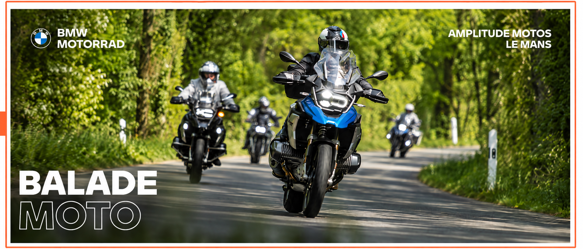 Balade BMW Motorrad Le Mans : à la découverte du Perche.